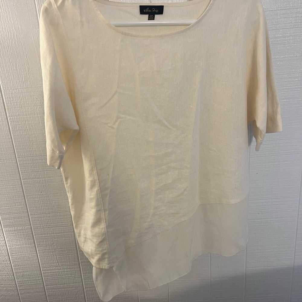 Melissa Paige linen blouse